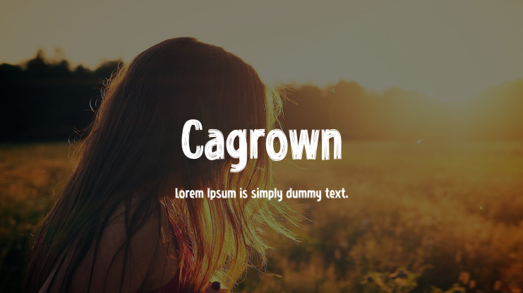 Cagrown Font