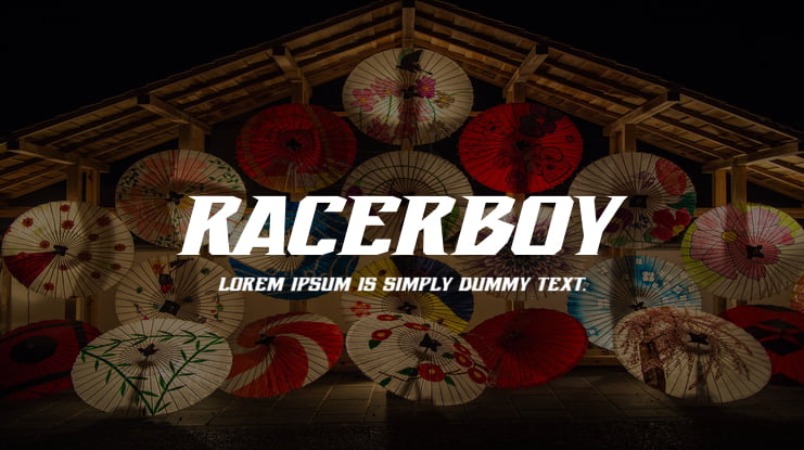 Racerboy Font