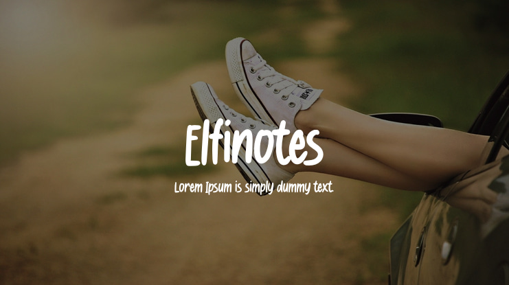 Elfinotes Font