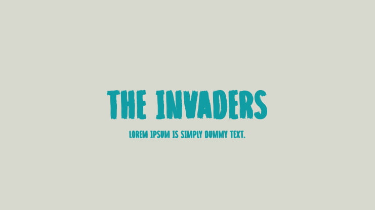 The Invaders Font