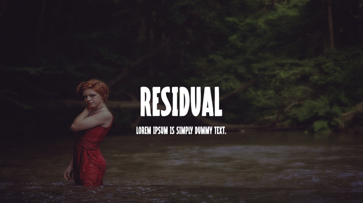Residual Font