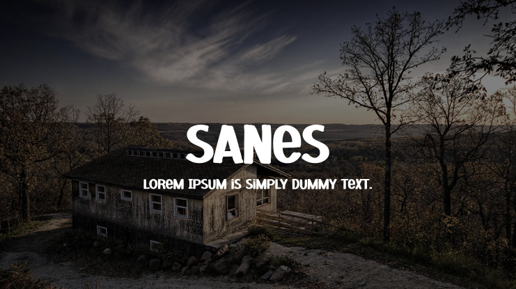 Sanes Font