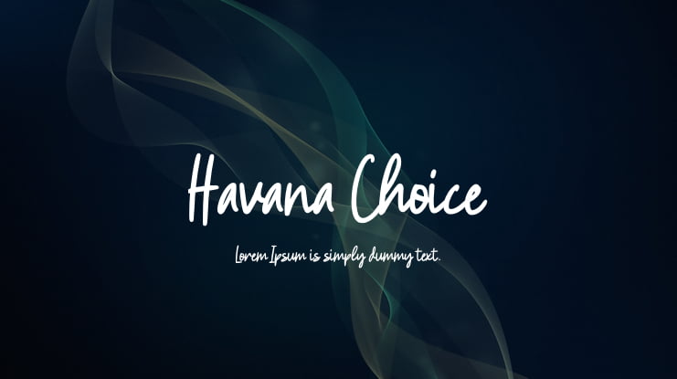 Havana Choice Font