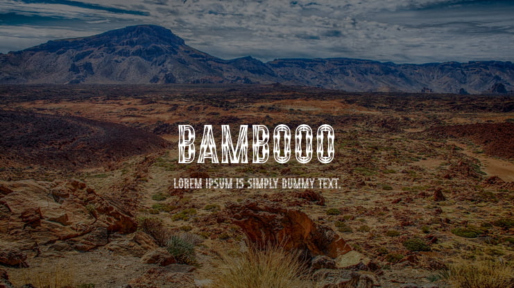 Bambooo Font