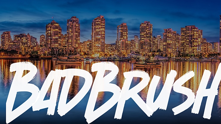 BadBrush Font