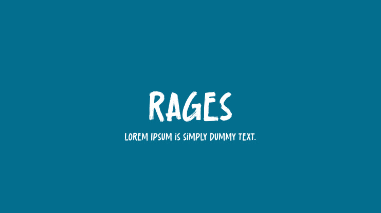 Rages Font