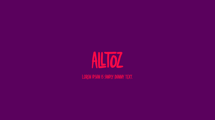 alltoz Font