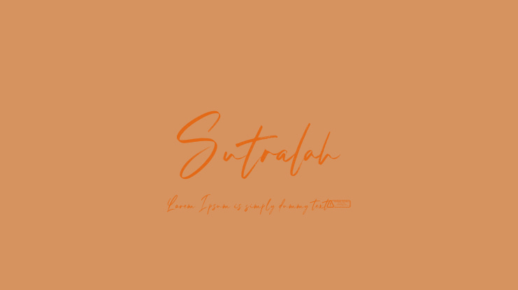 Sutralah Font