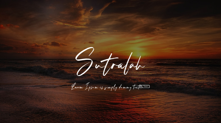 Sutralah Font