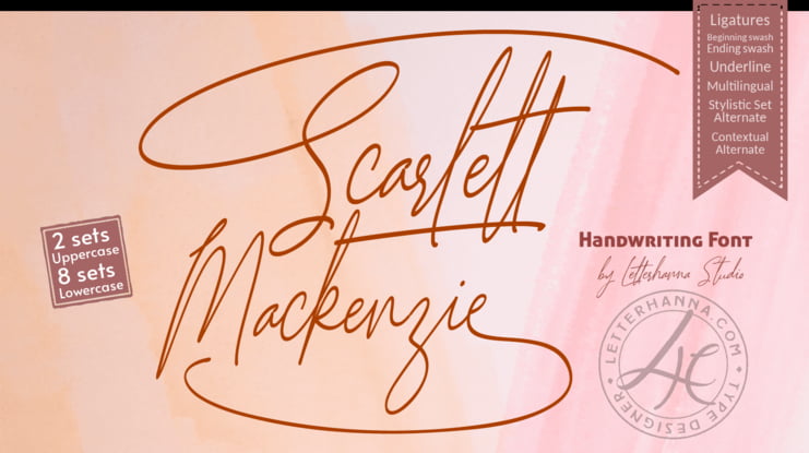 Scarlett Mackenzie Font