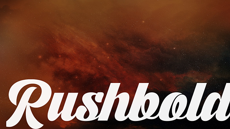Rushbold Font