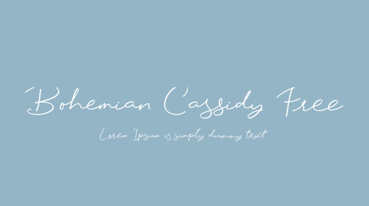 Bohemian Cassidy Free Font