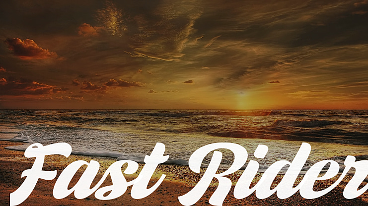 Fast Rider Font Family