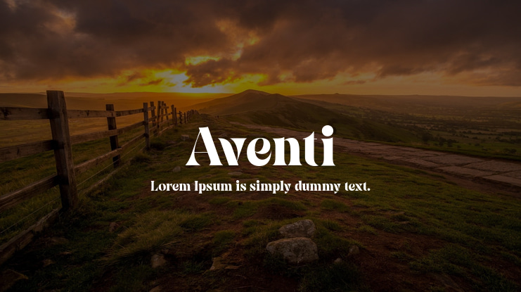 Aventi Font