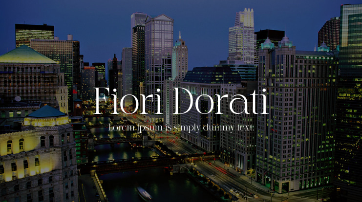 Fiori Dorati Font