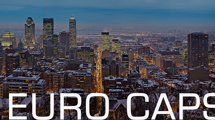 Euro Caps Font
