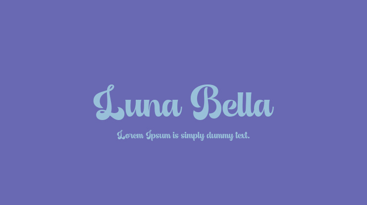 Luna Bella Font