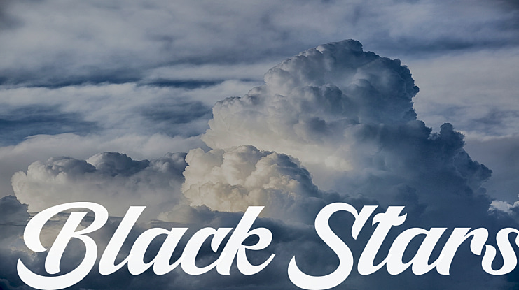Black Stars Font Family