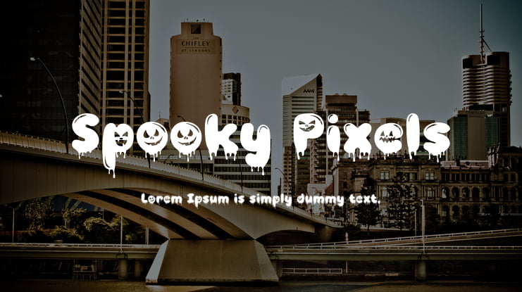 Spooky Pixels Font Family