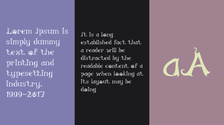 The Hallowed Font Family