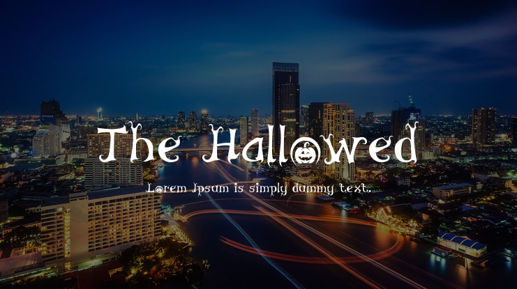 The Hallowed Font Family