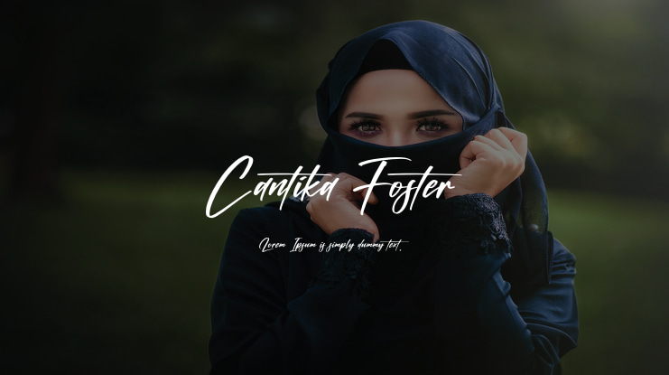 Cantika Foster Font