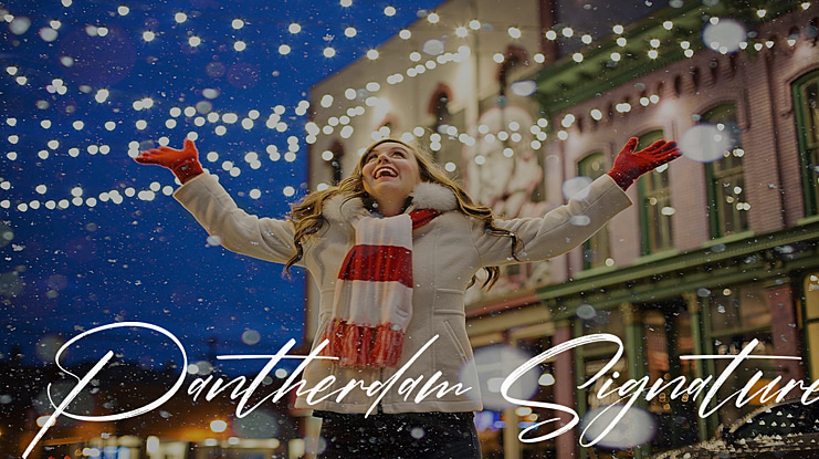 Pantherdam Signature Font