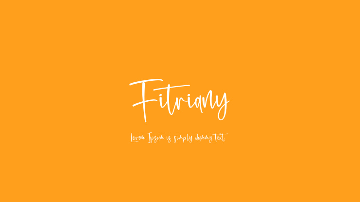Fitriany Font