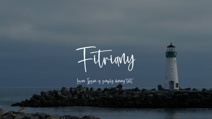 Fitriany Font