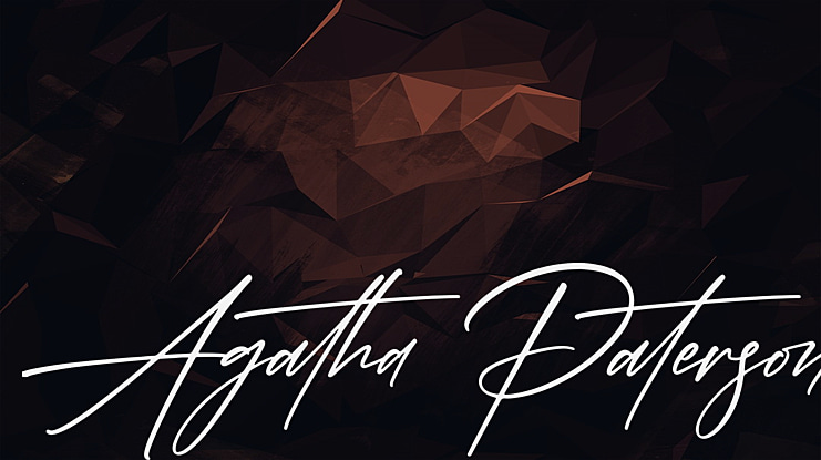 Agatha Paterson Font