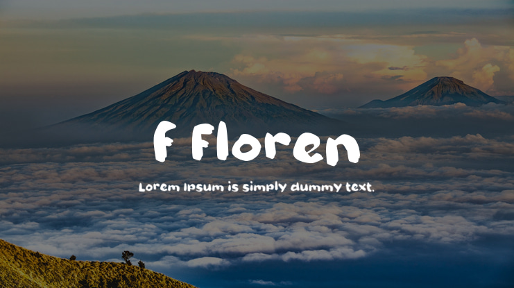 f Floren Font