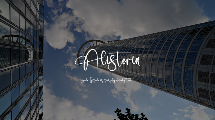 Alisteria Font