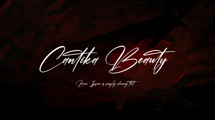 Cantika Beauty Font