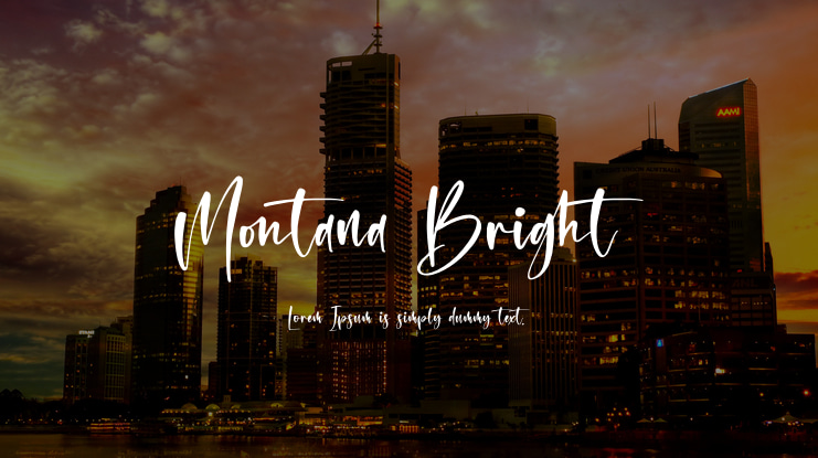 Montana Bright Font
