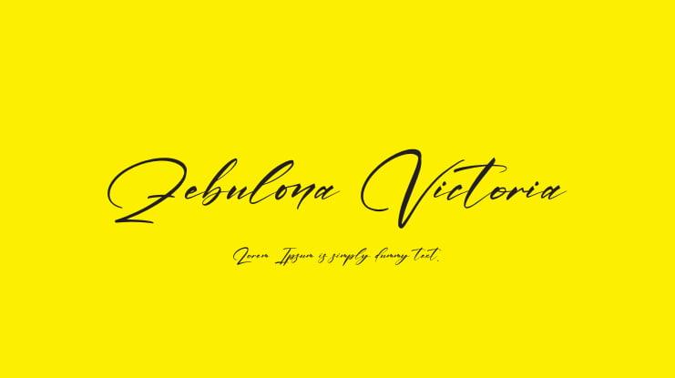 Zebulona Victoria Font