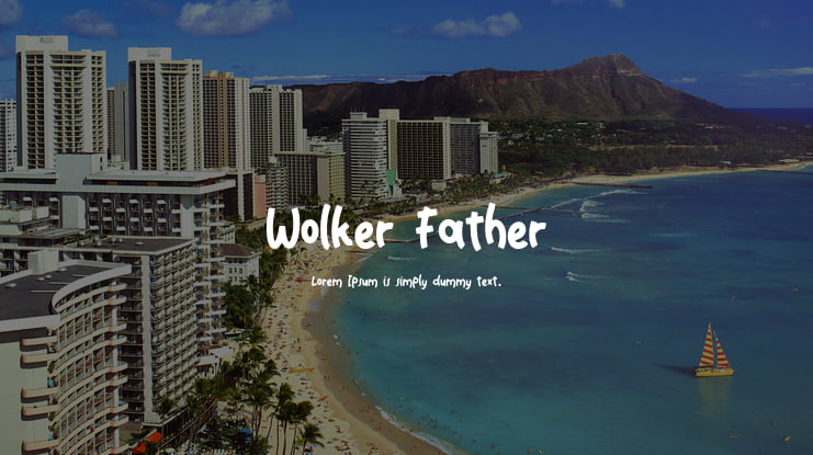 Wolker Father Font