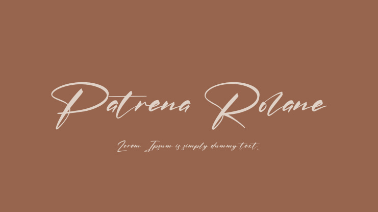 Patrena Rolane Font