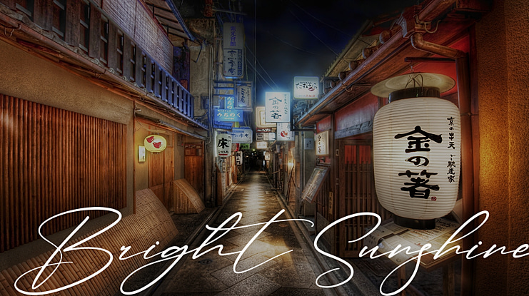 Bright Sunshine Font