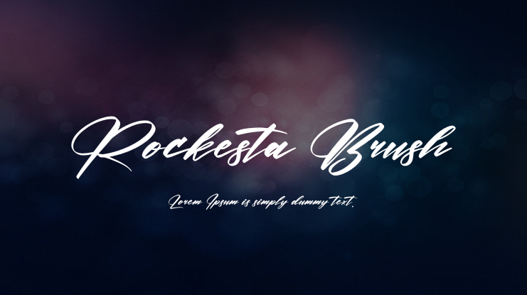 Rockesta Brush Font