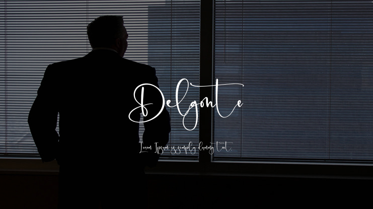 Delgonte Font