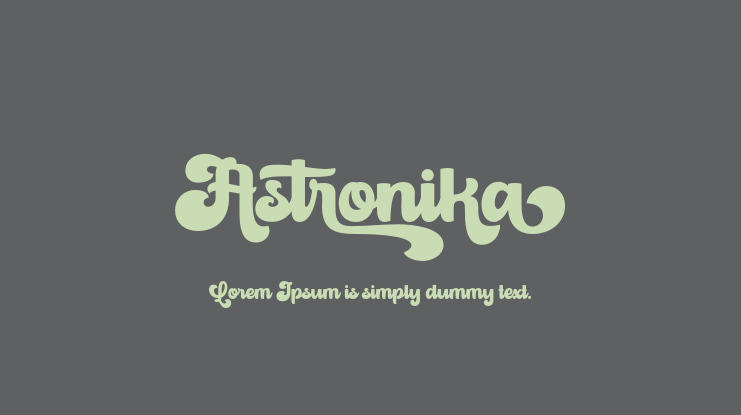 Astronika Font