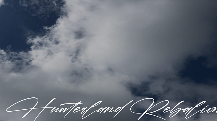 Hunterland Rebalion Font