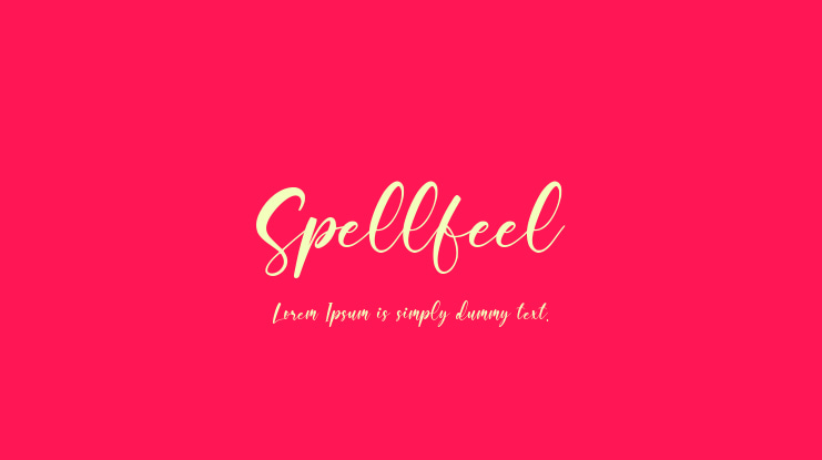 Spellfeel Font