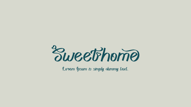 Sweethome Font