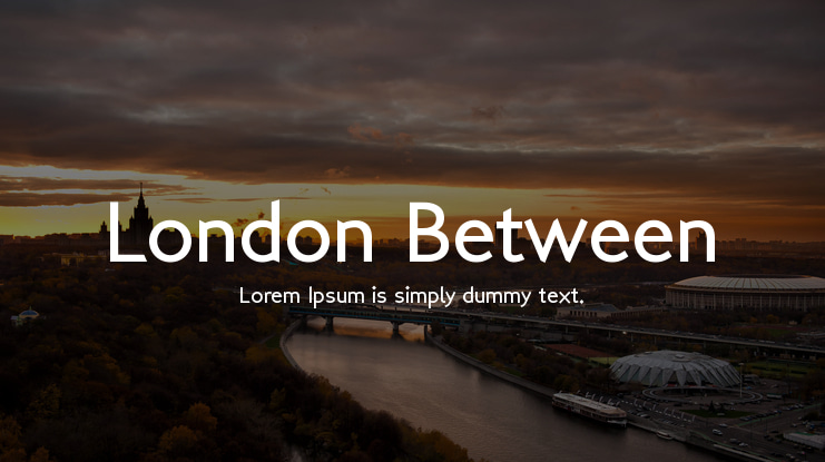 London Between Font Family