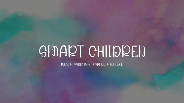Smart Children Font
