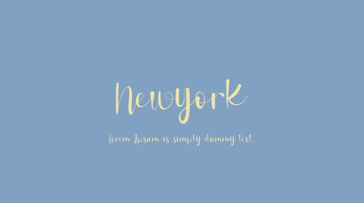 Newyork Font