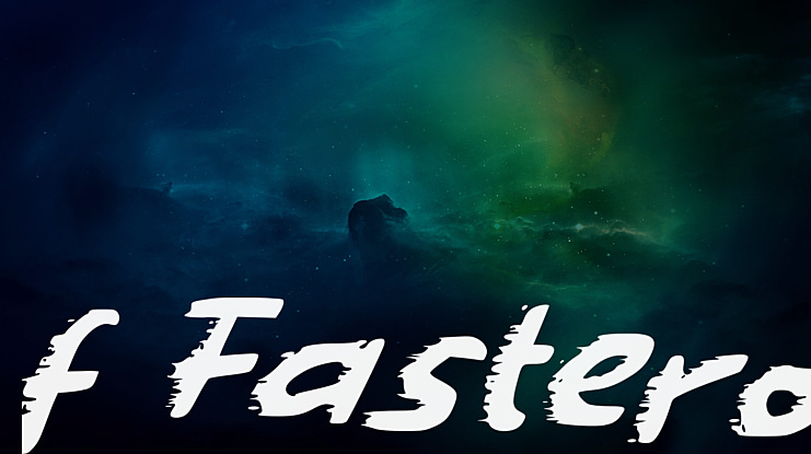 f Fastero Font