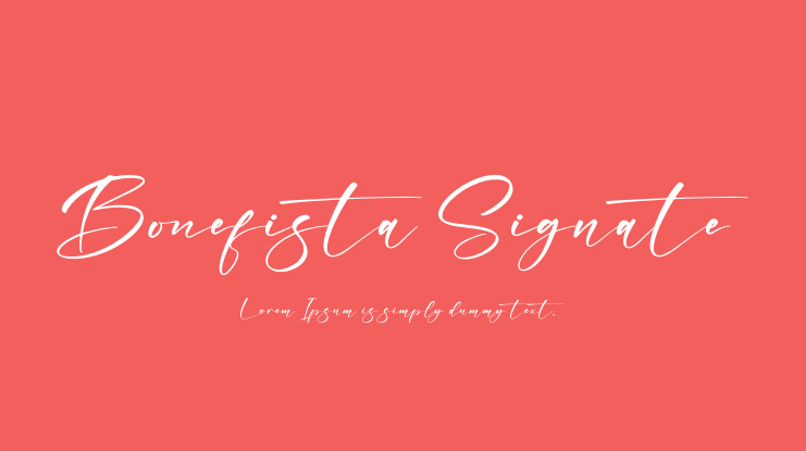 Bonefista Signate Font