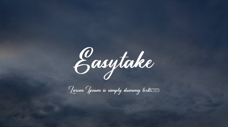 Easytake Font